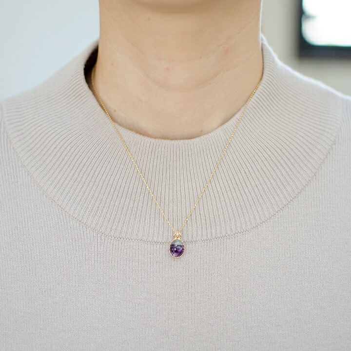 umu -アム- FINE JEWELRY STUIDIOフローライト ダイヤモンド ペンダントトップ 「doma」pn0800_i2.jpg