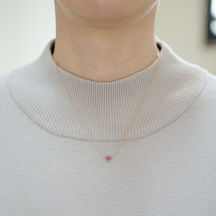 umu -アム- FINE JEWELRY STUIDIOルベライト ネックレス 「rubacuori」pn0803_i2.jpg