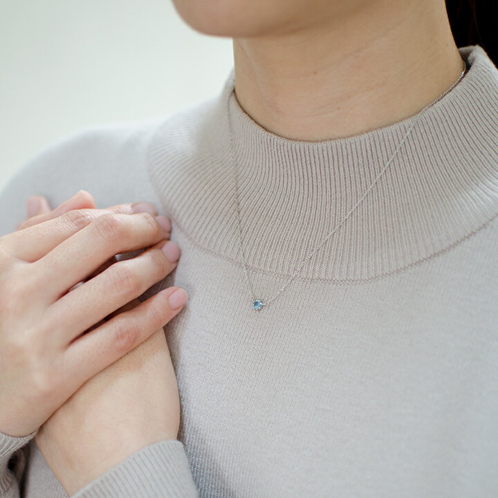 umu -アム- FINE JEWELRY STUIDIOサンタマリアアクアマリン ネックレス 「rubacuori」pn0804_i3.jpg