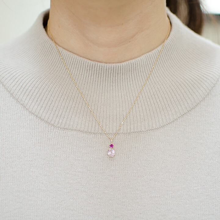 umu -アム- FINE JEWELRY STUIDIOクンツァイト ロードライトガーネット ペンダントトップpn0806_i2.jpg