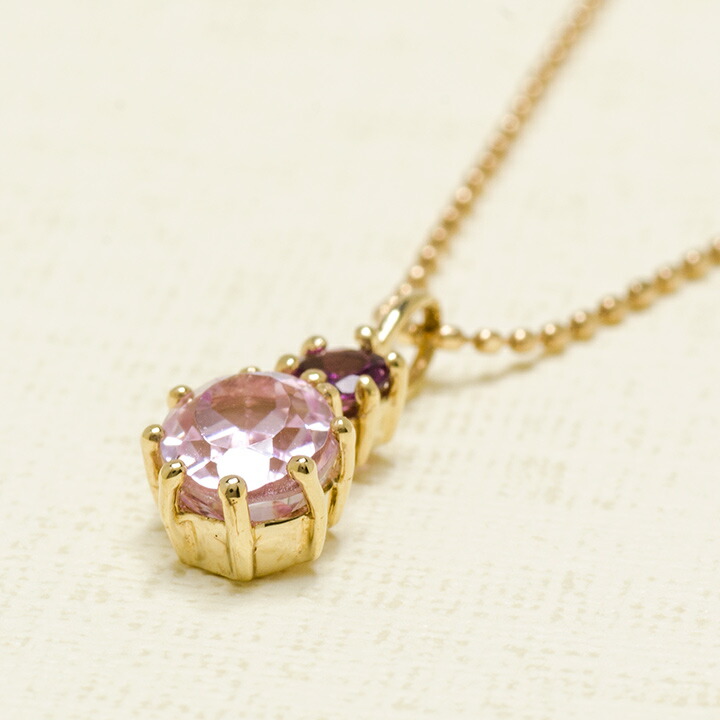 umu -アム- FINE JEWELRY STUIDIOクンツァイト ロードライトガーネット ペンダントトップpn0806_kanban2.jpg