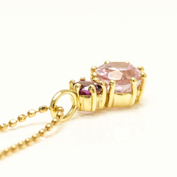 umu -アム- FINE JEWELRY STUIDIOクンツァイト ロードライトガーネット ペンダントトップpn0806_s.jpg