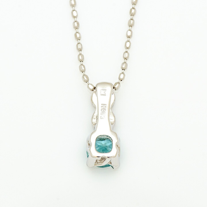 umu -アム- FINE JEWELRY STUIDIOブルージルコン バラモチーフ ペンダントトップ 「rosa」pn0808_u.jpg