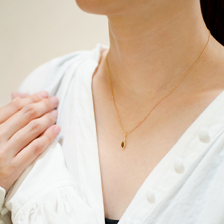 umu -アム- FINE JEWELRY STUIDIOマーキス スモーキークォーツ ペンダントトップpn0810_i3.jpg