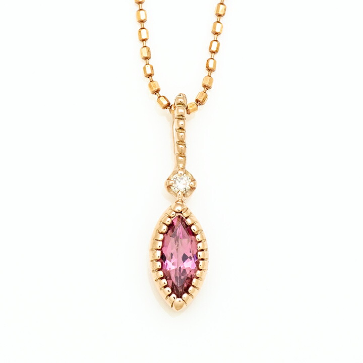 umu -アム- FINE JEWELRY STUIDIOマーキス ピンクトルマリン ペンダントトップpn0811_m.jpg