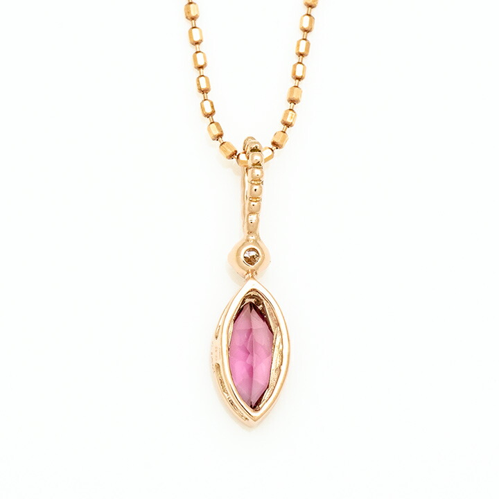 umu -アム- FINE JEWELRY STUIDIOマーキス ピンクトルマリン ペンダントトップpn0811_u.jpg
