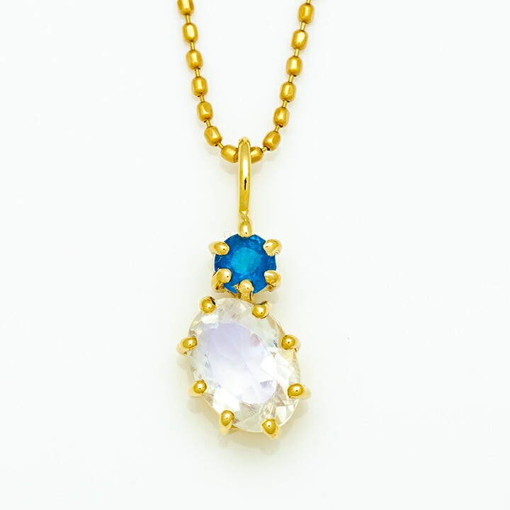 umu -アム- FINE JEWELRY STUIDIOブルームーンストーン ネオンブルーアパタイト ペンダントトップpn0818_m.jpg