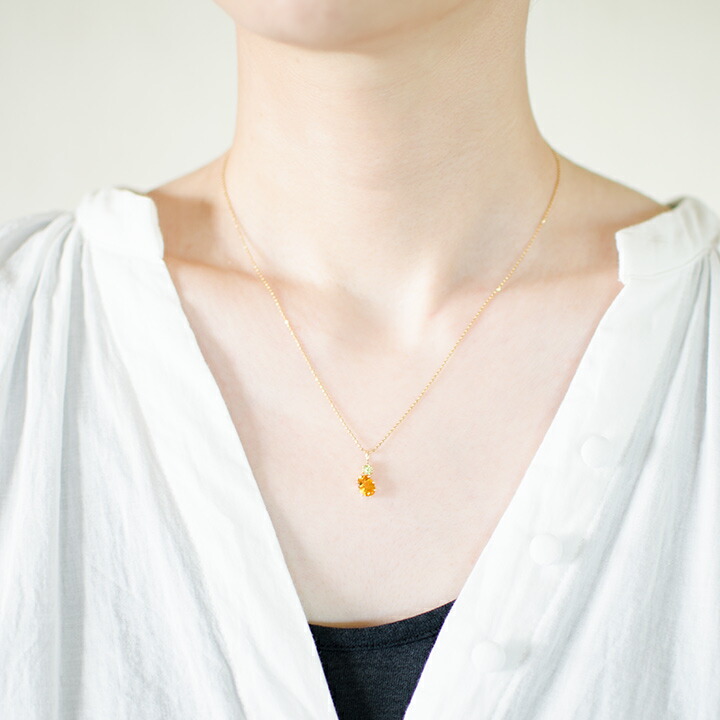 umu -アム- FINE JEWELRY STUIDIOシトリン ペリドット ペンダントトップpn0820_i2.jpg