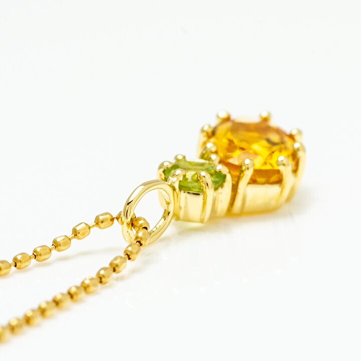 umu -アム- FINE JEWELRY STUIDIOシトリン ペリドット ペンダントトップpn0820_s.jpg