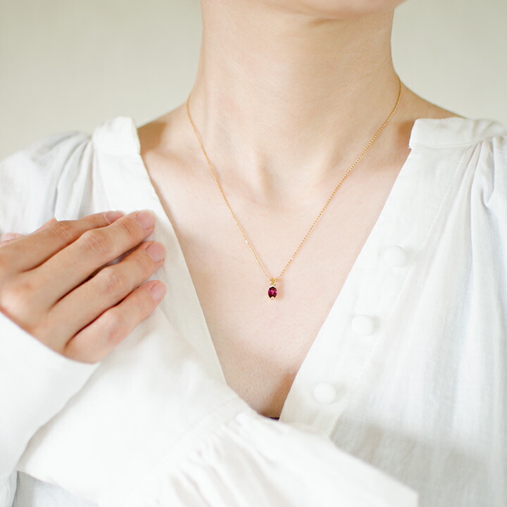 umu -アム- FINE JEWELRY STUIDIOロードライトガーネット ペンダントトップpn0821_i3.jpg