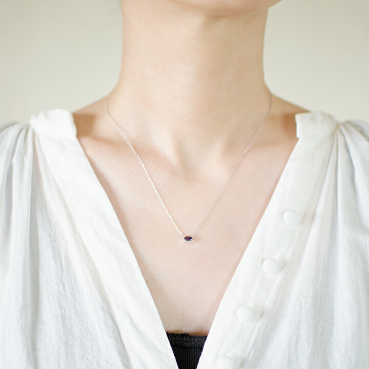 umu -アム- FINE JEWELRY STUIDIOアイオライト ネックレス 「formella」pn0822_i2.jpg