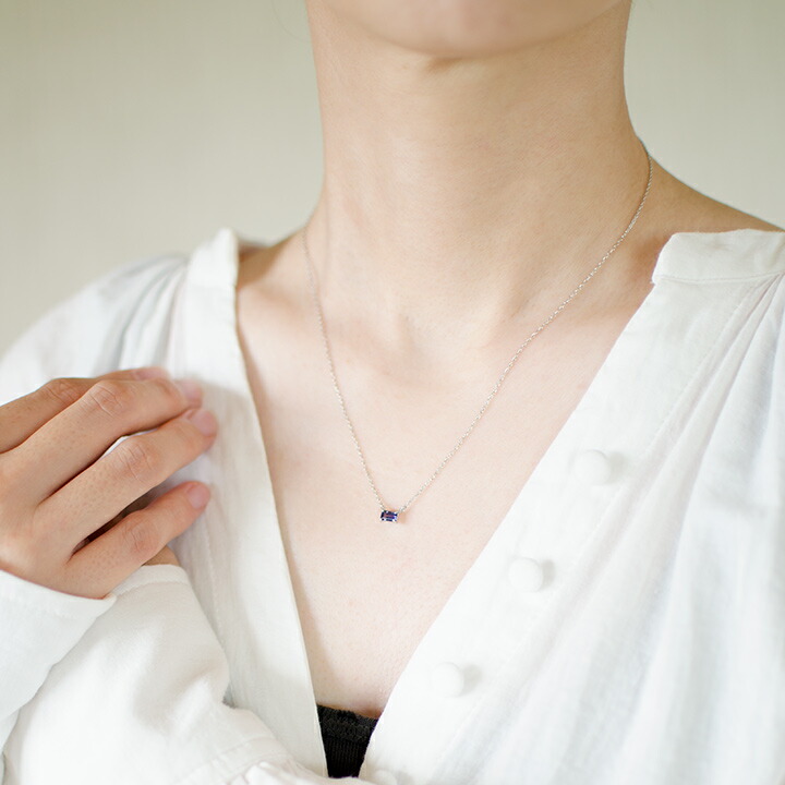 umu -アム- FINE JEWELRY STUIDIOアイオライト ネックレス 「formella」pn0822_i3.jpg