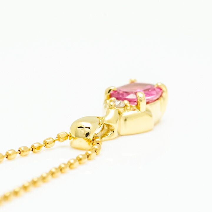 umu -アム- FINE JEWELRY STUIDIOピンクトルマリン ダイヤ ペンダントトップ 「calzare」pn0823_s.jpg