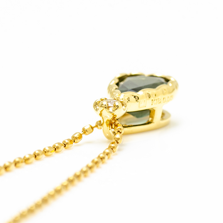 umu -アム- FINE JEWELRY STUIDIOK18 グリーンサファイアダイヤモンド ペントップ 「goccia」pn0824_s.jpg