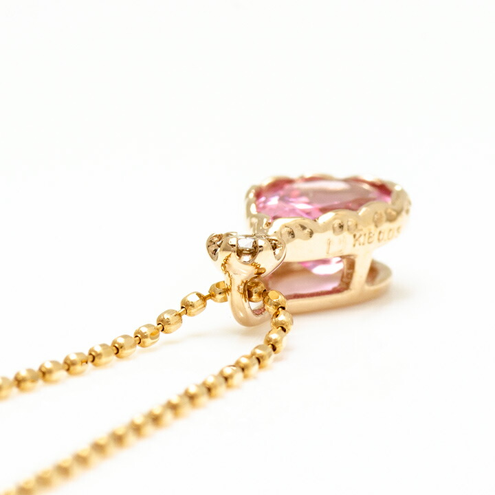 umu -アム- FINE JEWELRY STUIDIOピンクトルマリン ダイヤモンド ペンダントトップ 「goccia」pn0826_s.jpg