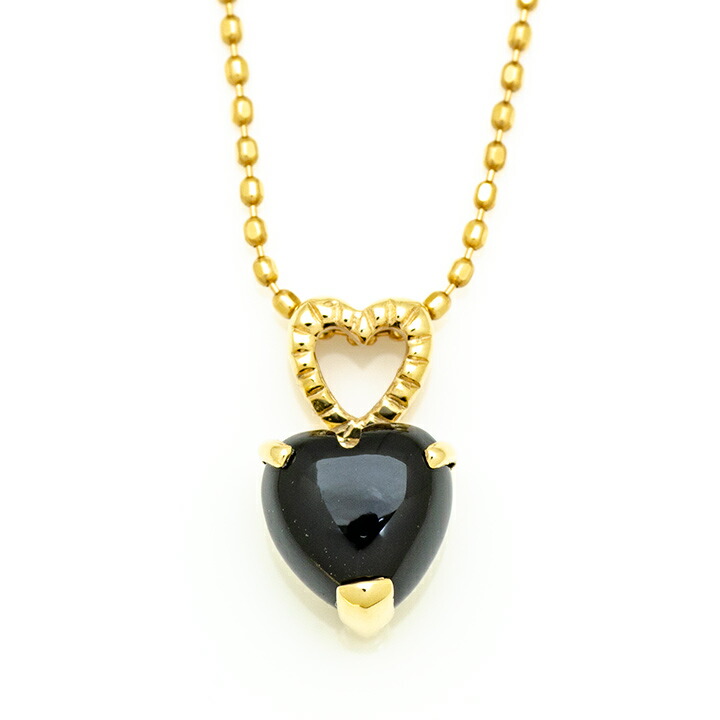 umu -アム- FINE JEWELRY STUIDIOオニキス ハート ペンダントトップ 「tipetto」pn0832_m.jpg