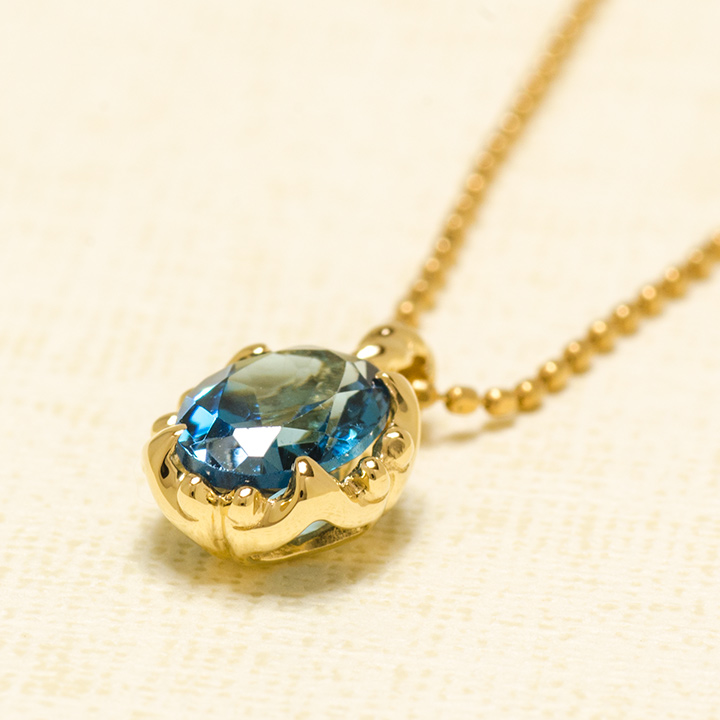 umu -アム- FINE JEWELRY STUIDIOK18 ロンドンブルートパーズ ペンダントトップ 「fresco」pn0834_kanban2.jpg