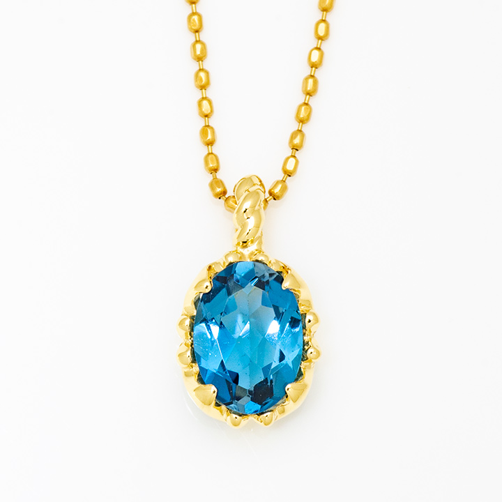 umu -アム- FINE JEWELRY STUIDIOK18 ロンドンブルートパーズ ペンダントトップ 「fresco」pn0834_m.jpg