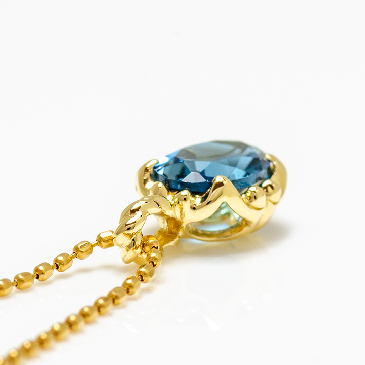 umu -アム- FINE JEWELRY STUIDIOK18 ロンドンブルートパーズ ペンダントトップ 「fresco」pn0834_s.jpg