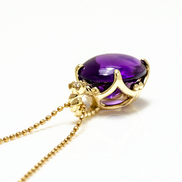 umu -アム- FINE JEWELRY STUIDIOアメシスト ダイヤモンド ペンダントトップpn0835_s.jpg