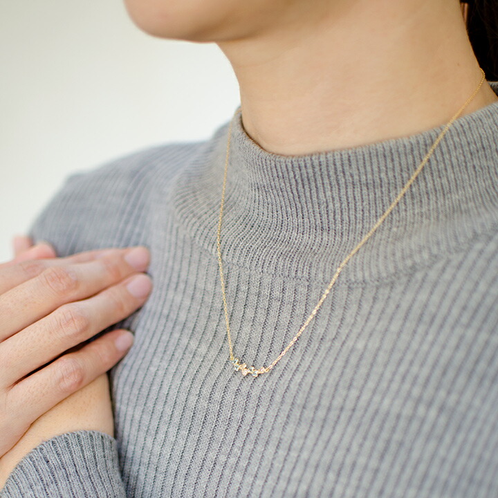umu -アム- FINE JEWELRY STUIDIOサンタマリアアクアマリン ダイヤ ネックレス 「stellato」pn0837_i3.jpg