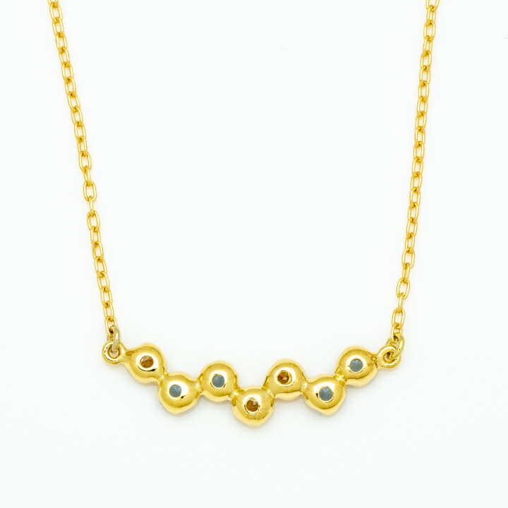 umu -アム- FINE JEWELRY STUIDIOサンタマリアアクアマリン ダイヤ ネックレス 「stellato」pn0837_u.jpg