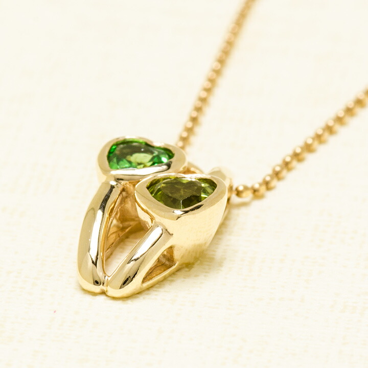 umu -アム- FINE JEWELRY STUIDIOグリーンガーネット ペリドット ペンダントトップ 「amato」pn0840_kanban2.jpg