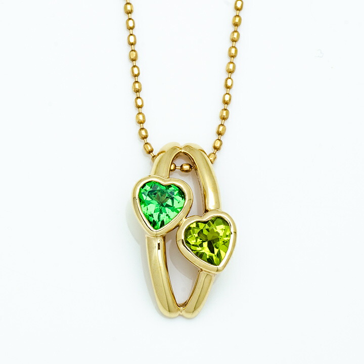 umu -アム- FINE JEWELRY STUIDIOグリーンガーネット ペリドット ペンダントトップ 「amato」pn0840_m.jpg