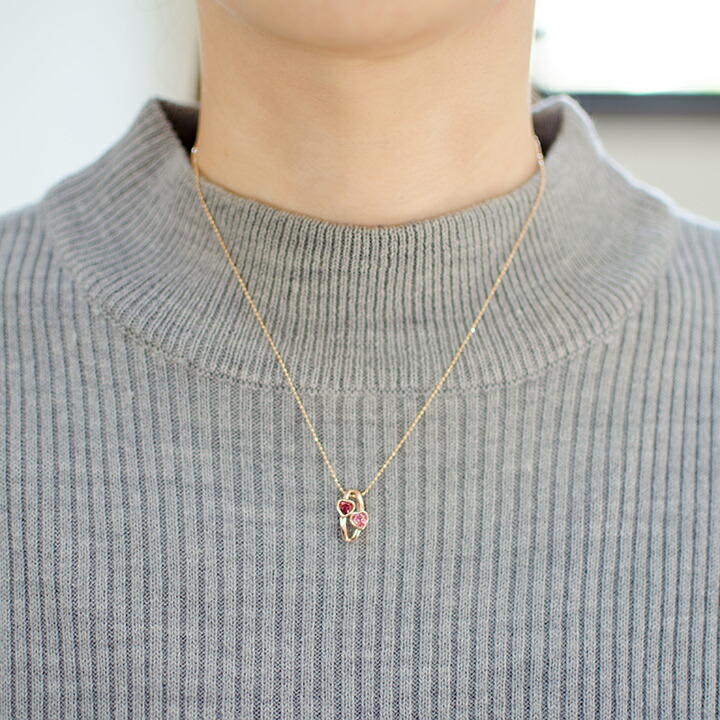 umu -アム- FINE JEWELRY STUIDIOガーネット ピンクトルマリン ペンダントトップ 「amato」pn0842_i2.jpg