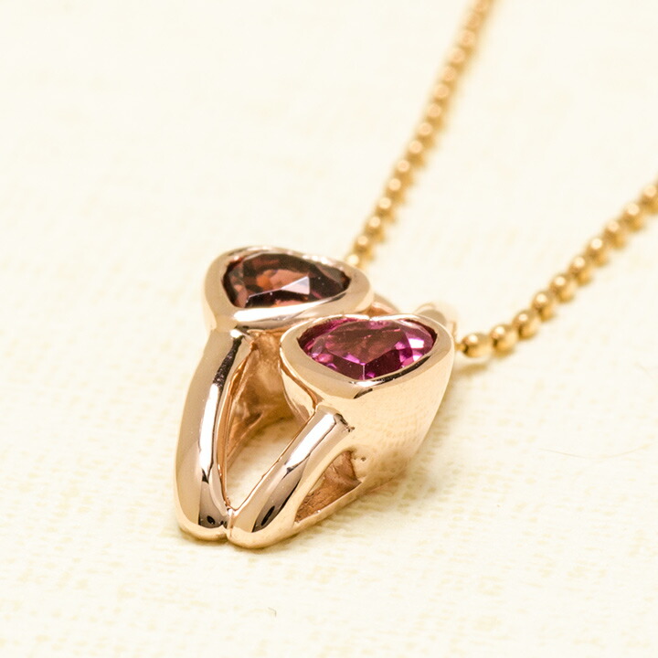 umu -アム- FINE JEWELRY STUIDIOガーネット ピンクトルマリン ペンダントトップ 「amato」pn0842_kanban2.jpg