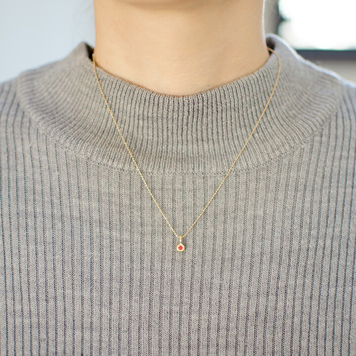 umu -アム- FINE JEWELRY STUIDIOレッドスピネル ペンダントトップ 「piccolo」pn0845_i2.jpg