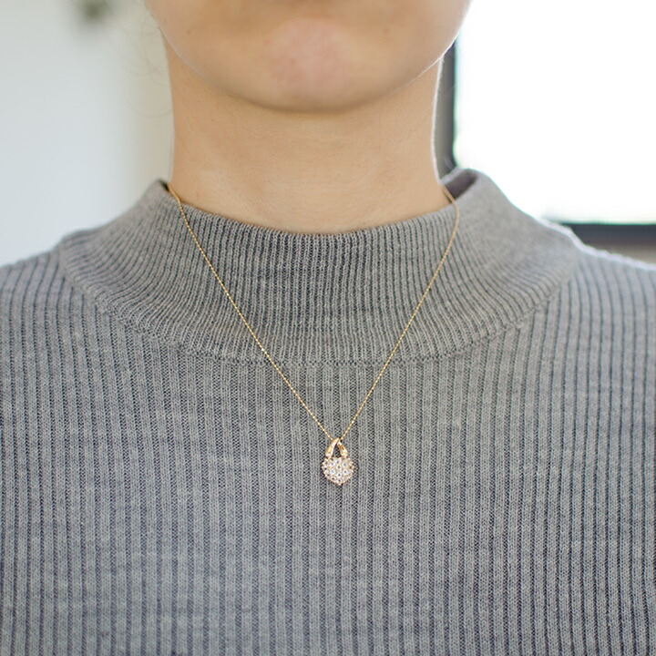 umu -アム- FINE JEWELRY STUIDIOブルームーンストーン ハート パヴェ ペンダントトップpn0849_i2.jpg