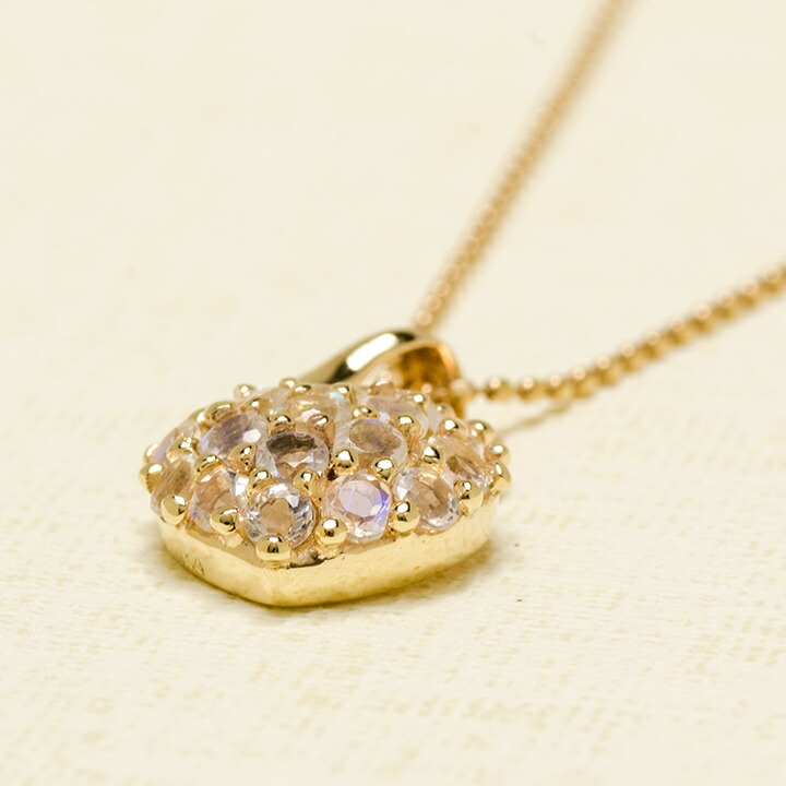 umu -アム- FINE JEWELRY STUIDIOブルームーンストーン ハート パヴェ ペンダントトップpn0849_kanban2.jpg