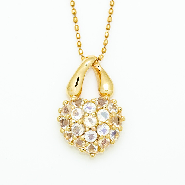 umu -アム- FINE JEWELRY STUIDIOブルームーンストーン ハート パヴェ ペンダントトップpn0849_m.jpg
