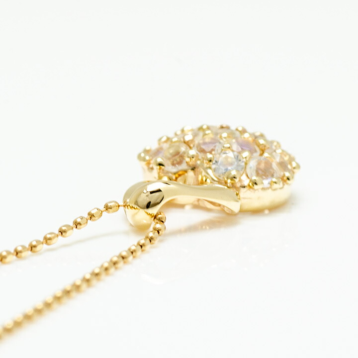 umu -アム- FINE JEWELRY STUIDIOブルームーンストーン ハート パヴェ ペンダントトップpn0849_s.jpg