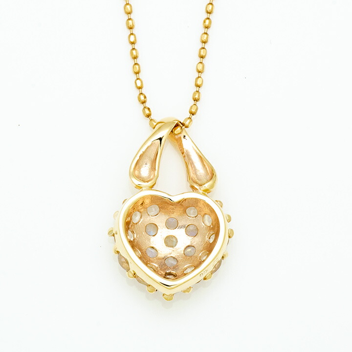 umu -アム- FINE JEWELRY STUIDIOブルームーンストーン ハート パヴェ ペンダントトップpn0849_u.jpg