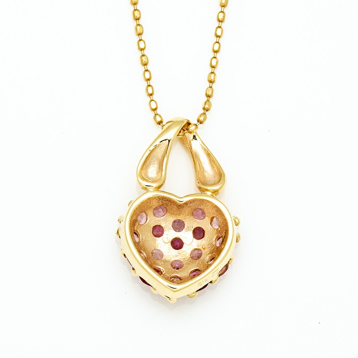 umu -アム- FINE JEWELRY STUIDIOピンクトルマリン ハート パヴェ ペンダントトップpn0850_u.jpg