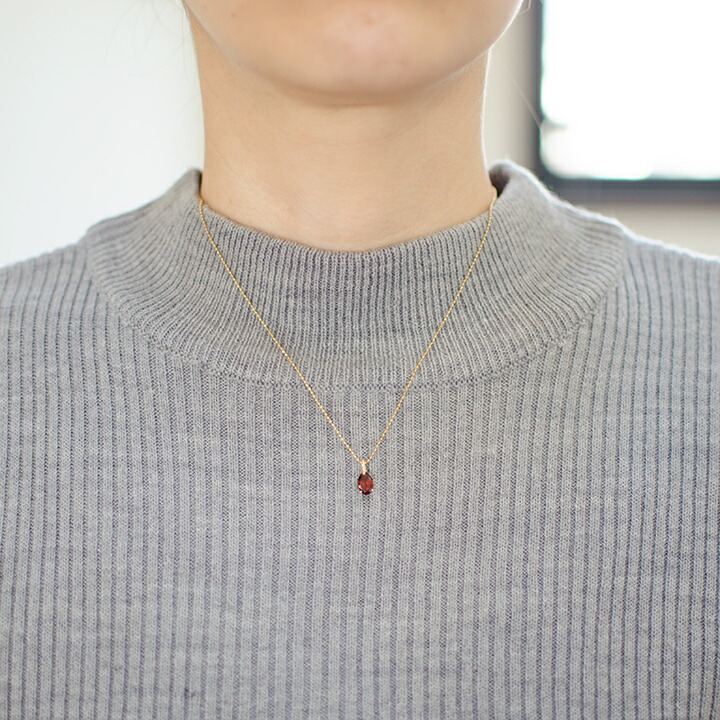 umu -アム- FINE JEWELRY STUIDIOガーネット ペンダントトップ 「naturale」pn0852_i2.jpg