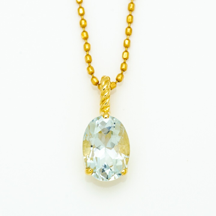 umu -アム- FINE JEWELRY STUIDIOアクアマリン ペンダントトップ 「naturale」pn0853_m.jpg