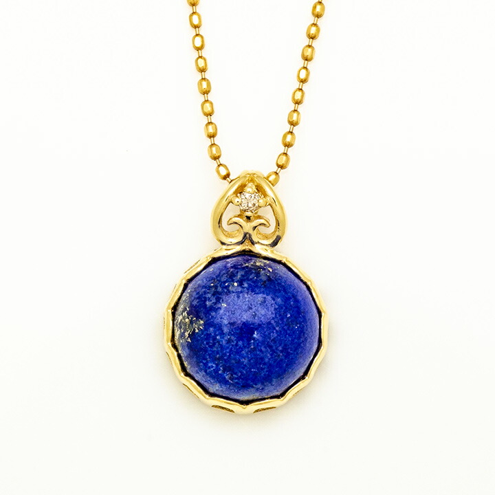 umu -アム- FINE JEWELRY STUIDIOラピスラズリ ダイヤモンド ペンダントトップ 「doma」pn0855_m.jpg