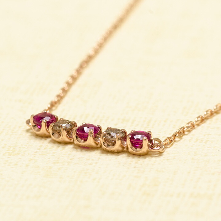 umu -アム- FINE JEWELRY STUIDIOルビー ダイヤモンド ネックレスpn0857_kanban2.jpg