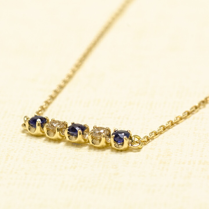 umu -アム- FINE JEWELRY STUIDIOブルーサファイア ダイヤモンド ネックレスpn0858_kanban2.jpg