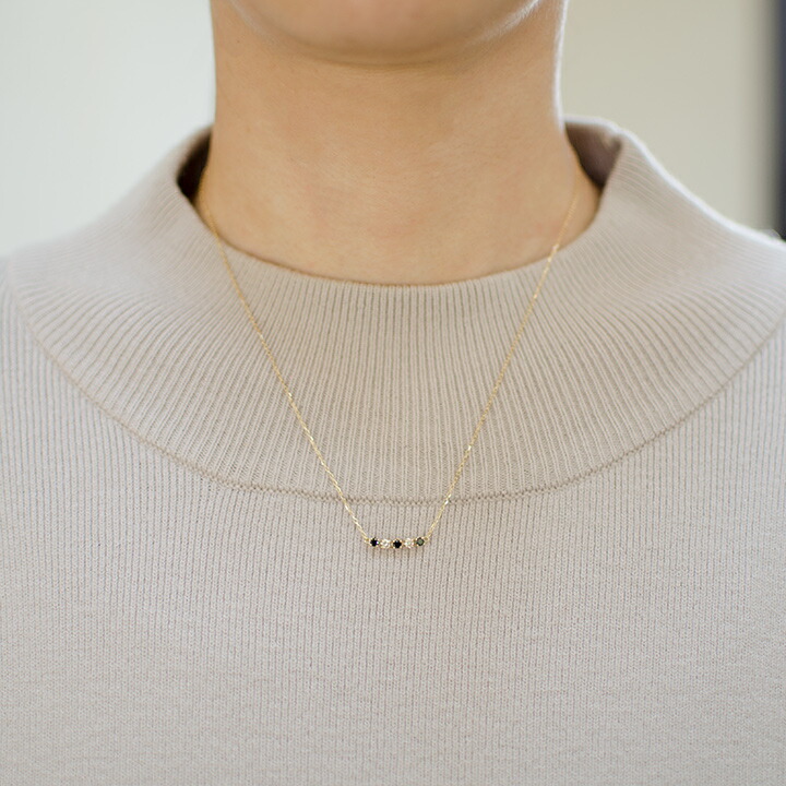 umu -アム- FINE JEWELRY STUIDIOブラックダイヤモンド ダイヤモンド ネックレスpn0859_i2.jpg