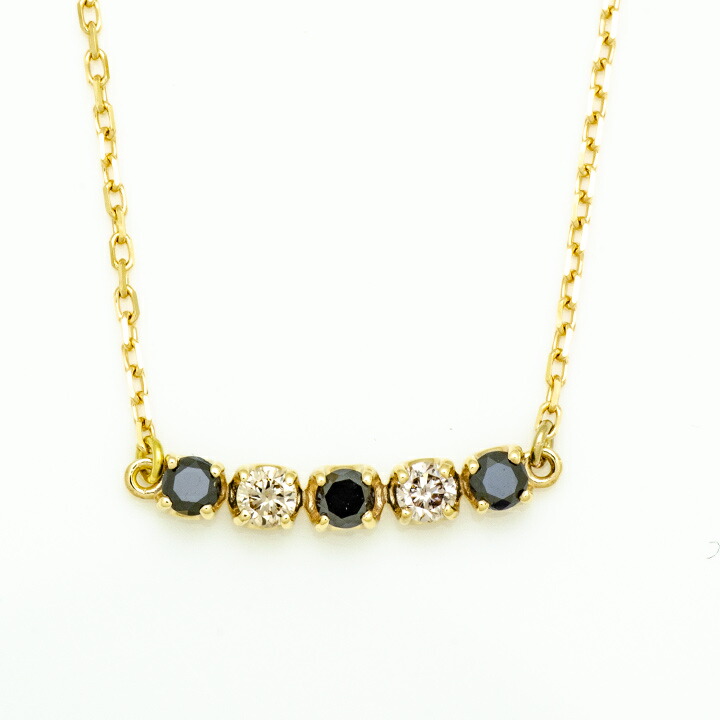 umu -アム- FINE JEWELRY STUIDIOブラックダイヤモンド ダイヤモンド ネックレスpn0859_m.jpg