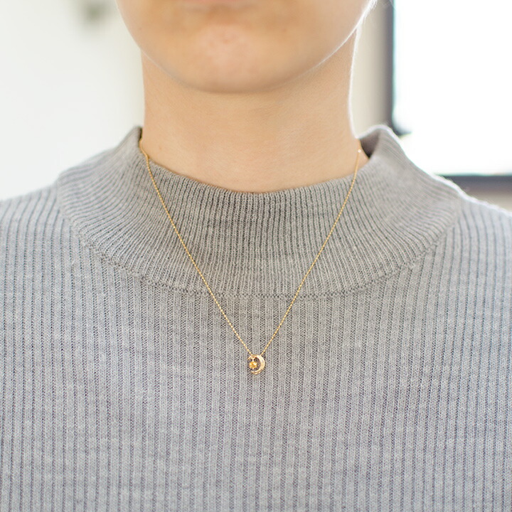 umu -アム- FINE JEWELRY STUIDIOシトリン ダイヤモンド ペンダントトップpn0861_i2.jpg