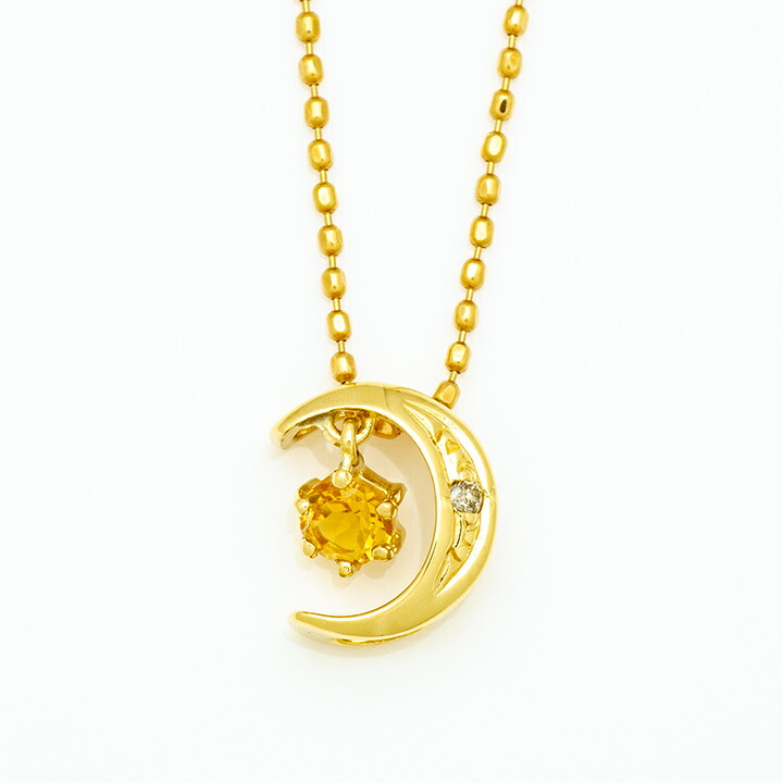 umu -アム- FINE JEWELRY STUIDIOシトリン ダイヤモンド ペンダントトップpn0861_m.jpg