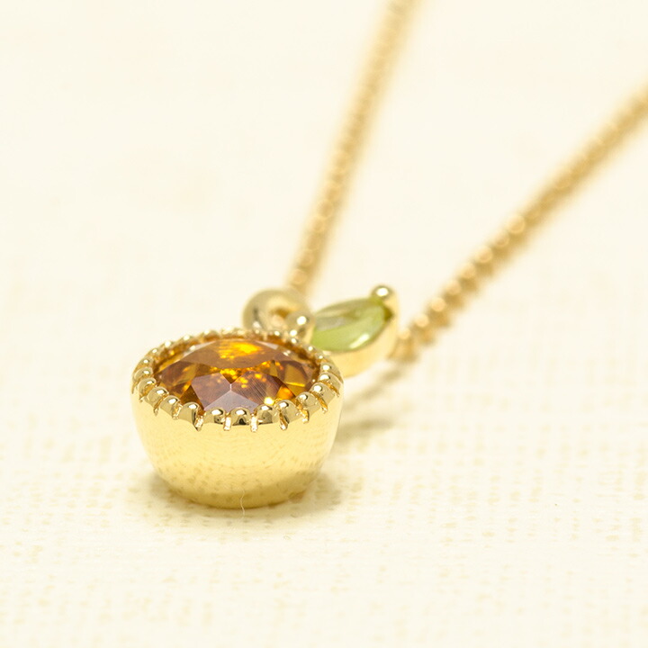 umu -アム- FINE JEWELRY STUIDIOシトリン ペリドット ペンダントトップ 「burrona」pn0863_kanban2.jpg