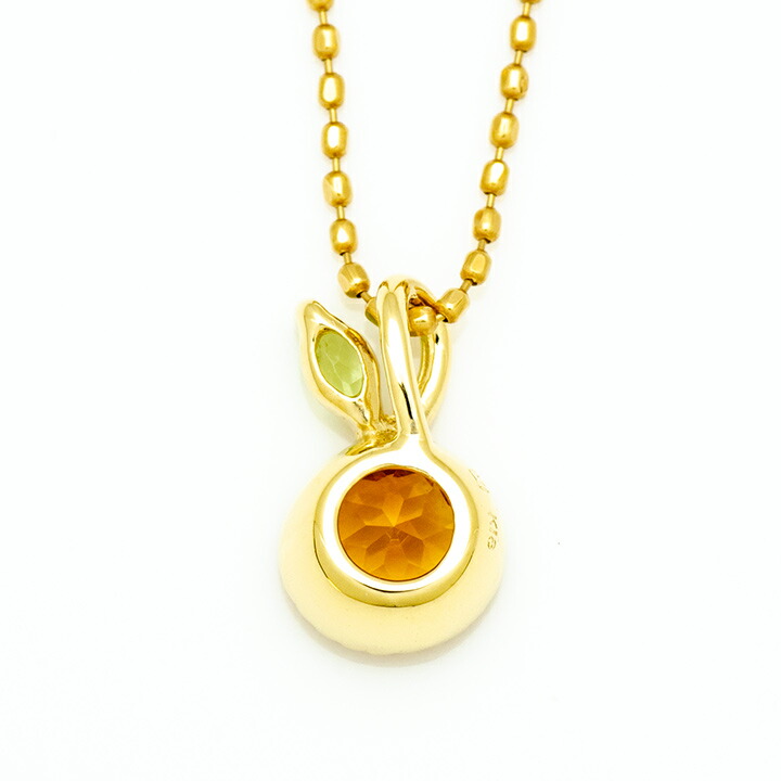 umu -アム- FINE JEWELRY STUIDIOシトリン ペリドット ペンダントトップ 「burrona」pn0863_u.jpg