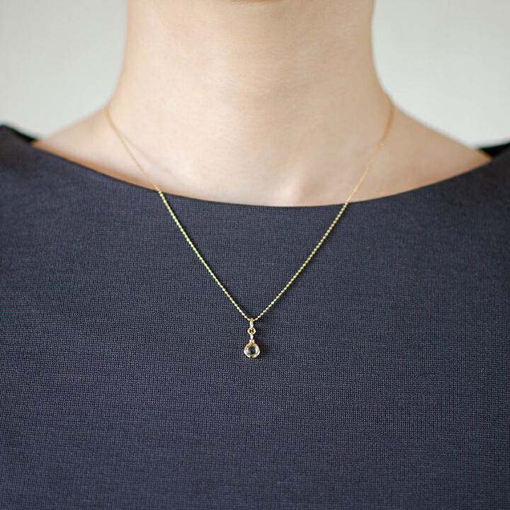 umu -アム- FINE JEWELRY STUIDIOローズカット グリーンサファイア ペントップ 「tremolio」pn0866_i2.jpg