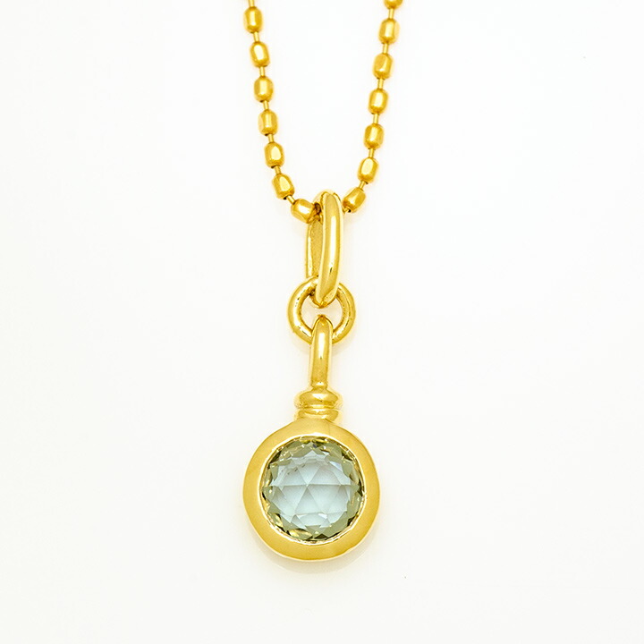 umu -アム- FINE JEWELRY STUIDIOローズカット グリーンサファイア ペントップ 「tremolio」pn0866_m.jpg